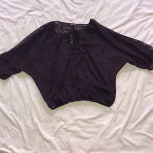 Dark purple blouse